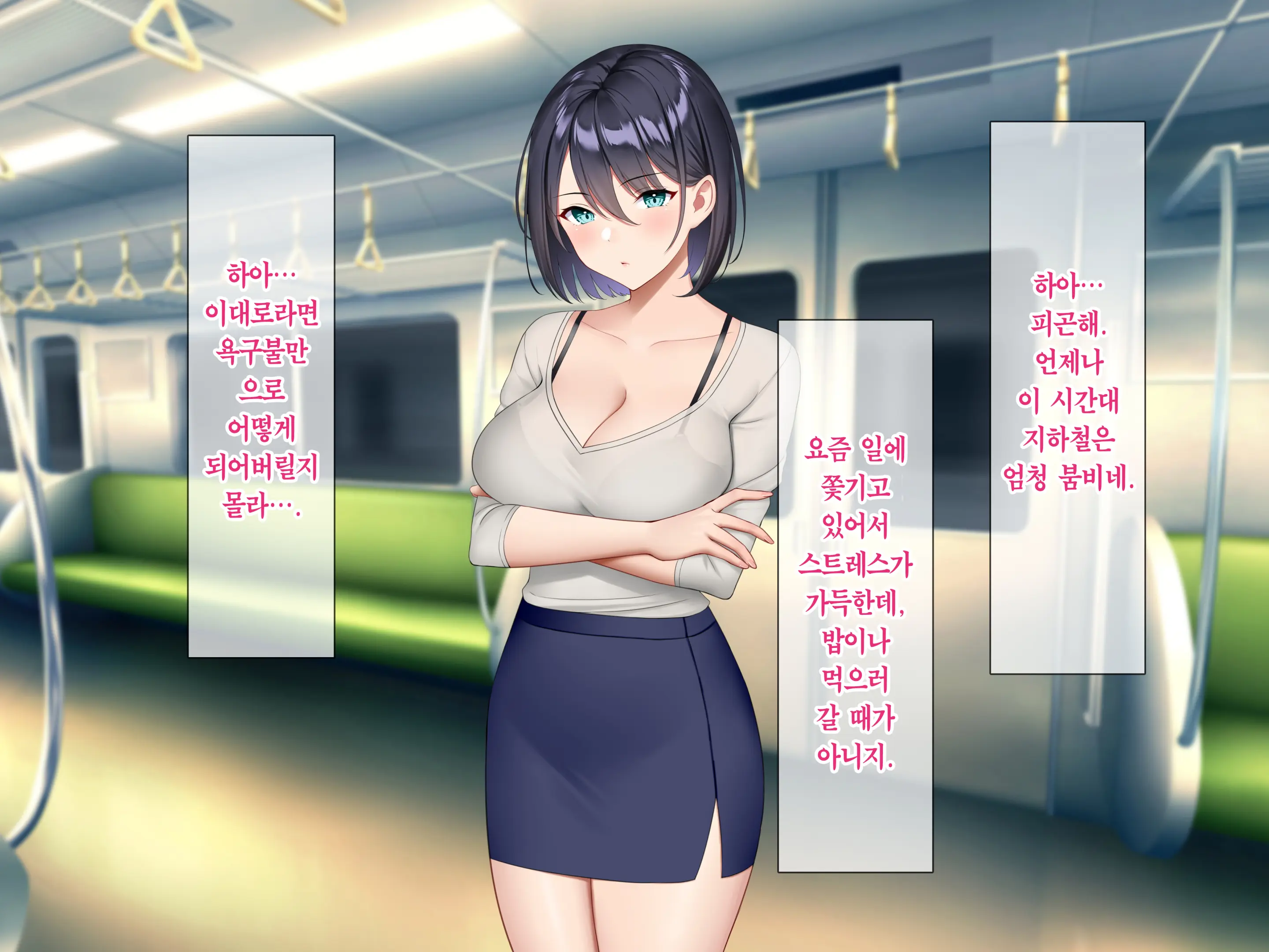 Gyaku Chikan Zuki No Bijin OL O Gyaku Ni Otoshite Hamemakutta Hanashi. | 역치한을 좋아하는 미녀 OL을 역으로 타락시켜 마구 섹스한 이야기.